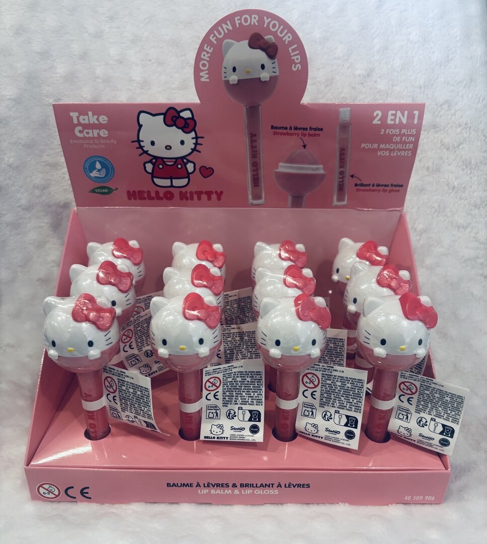 Baume à lèvres & brillant Hello Kitty