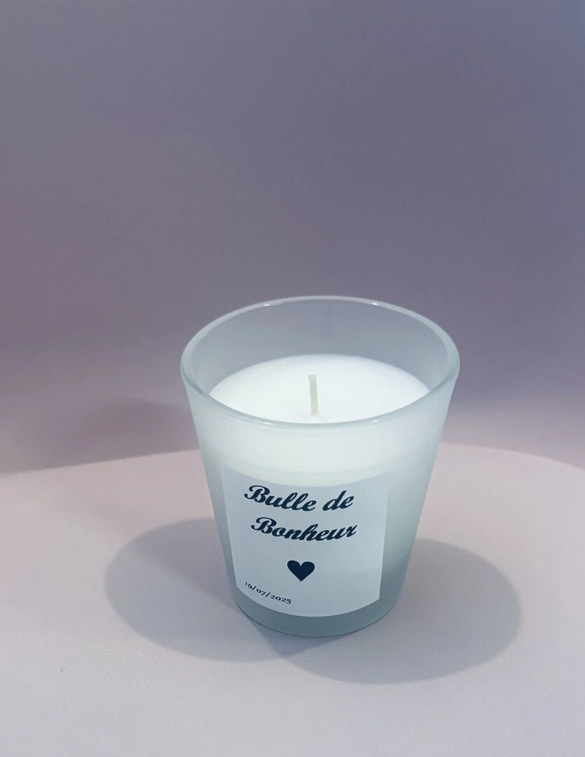 Bougie personnalisée