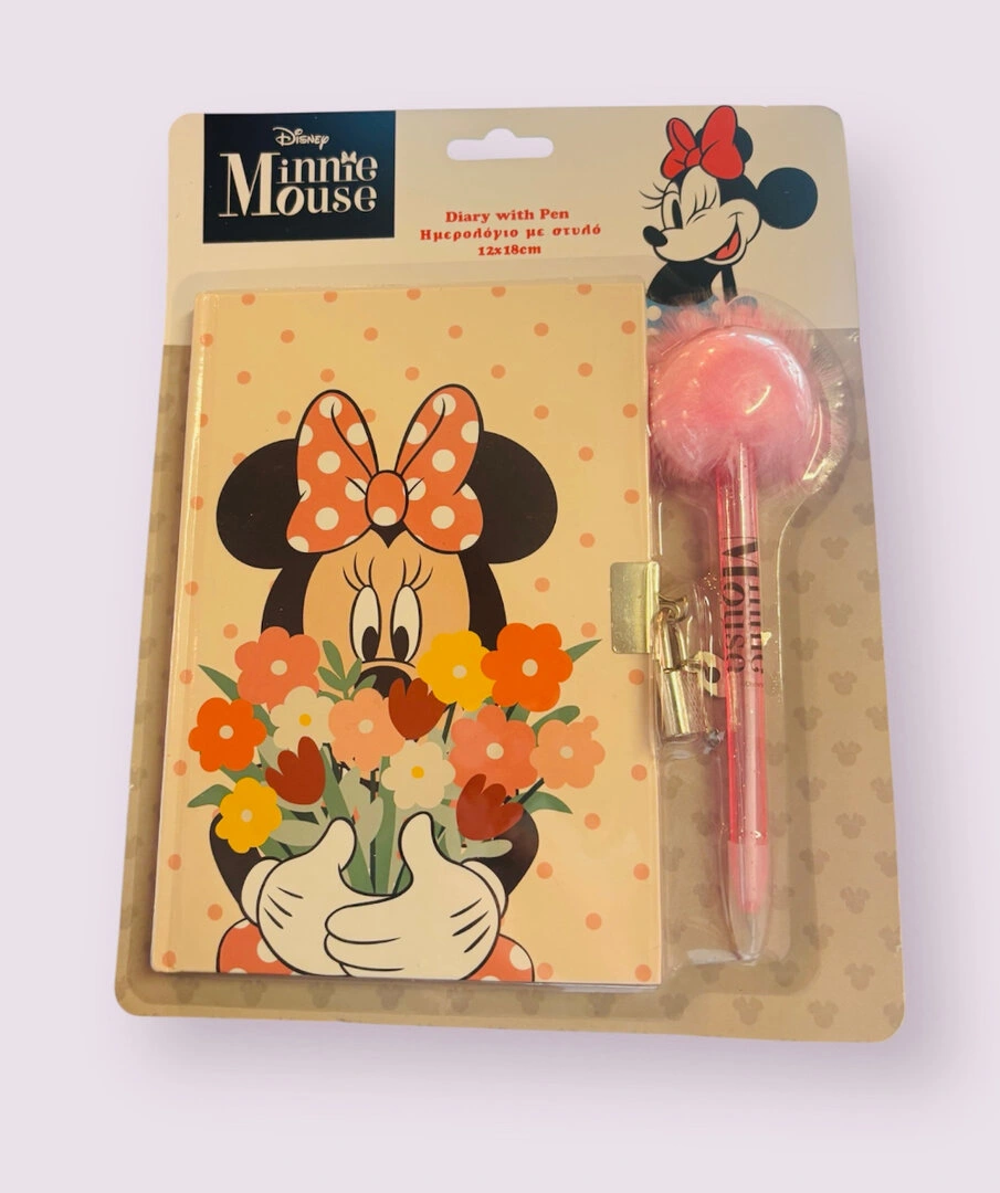 Journal intime & stylo Minnie Mouse