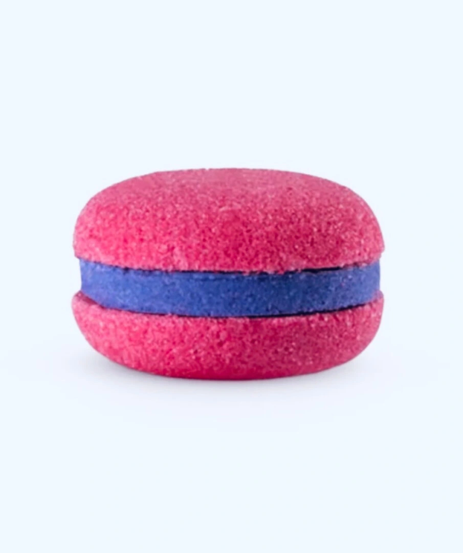 Macaron de bain Cassis