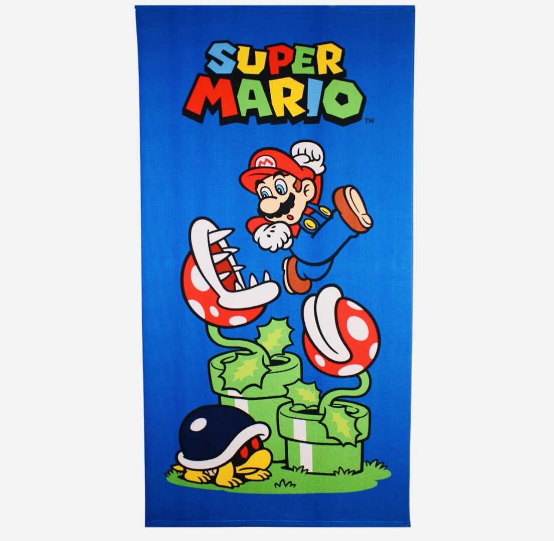 Serviette de bain Mario
