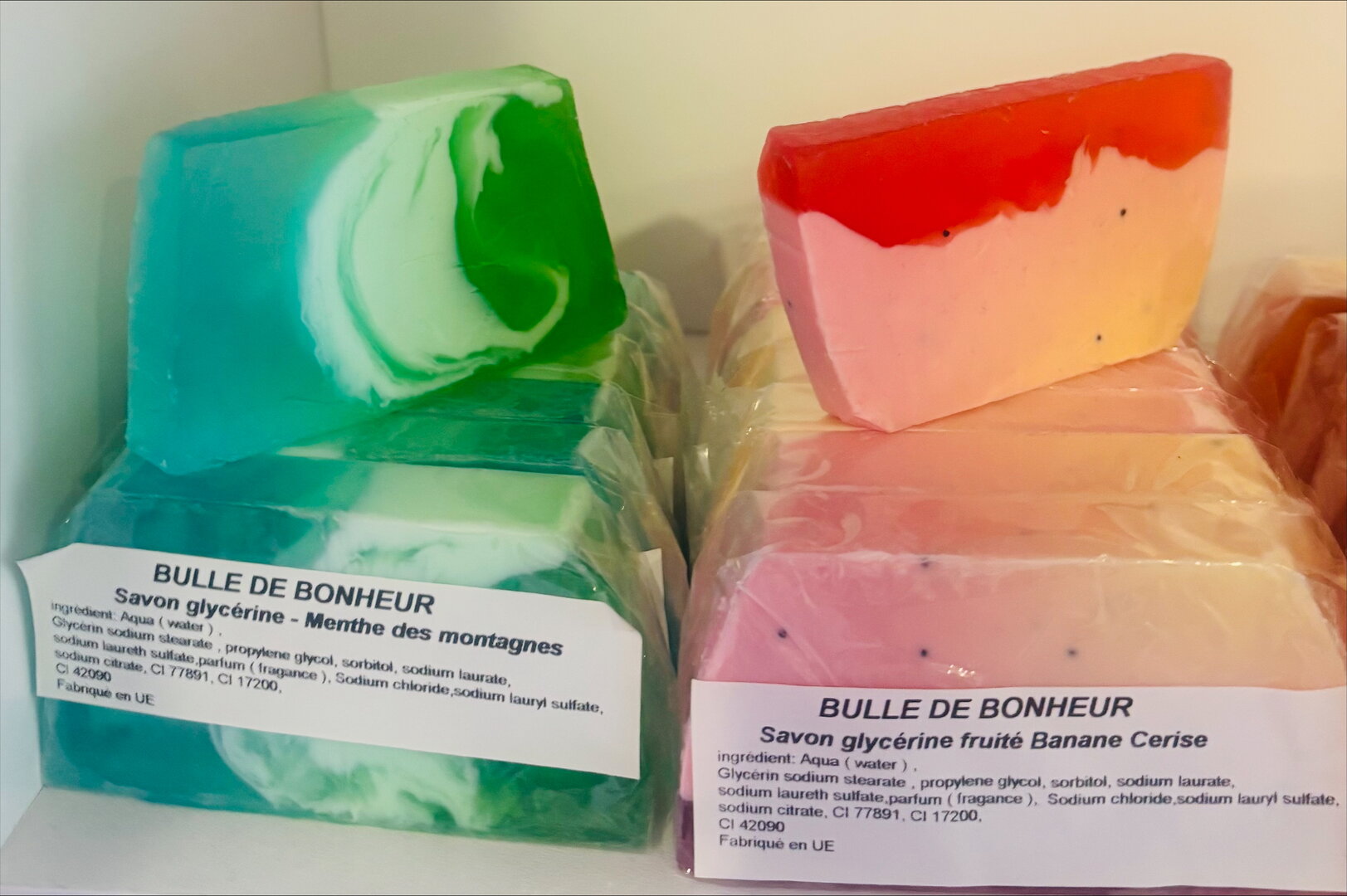 Savon artisanal (Banane cerise)