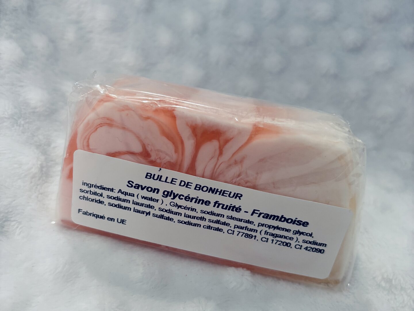 Savon artisanal (Framboise)