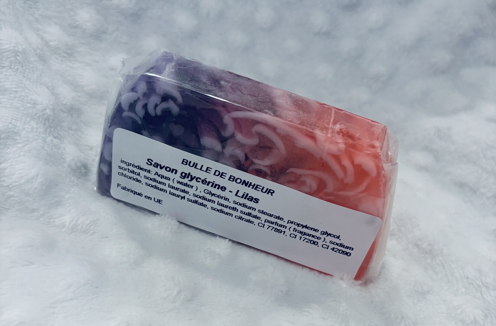 Savon artisanal (Parfum Lilas)