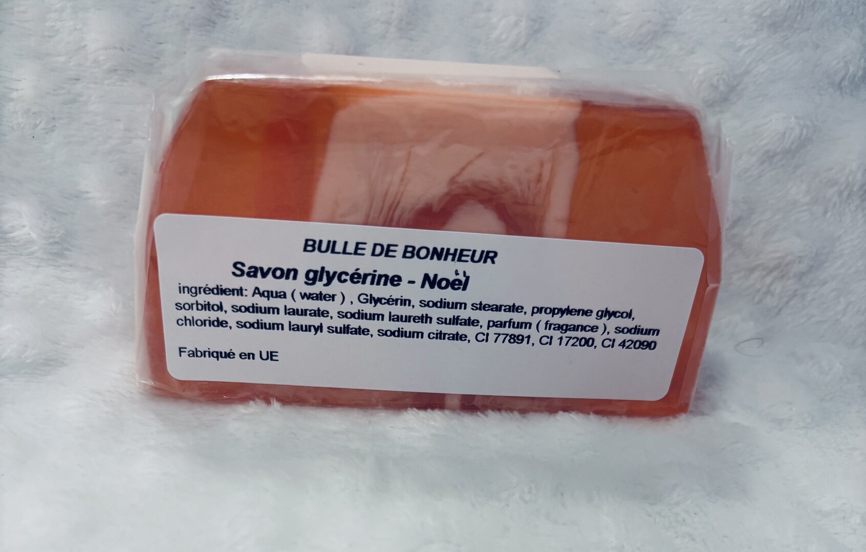 Savon artisanal (Noël)