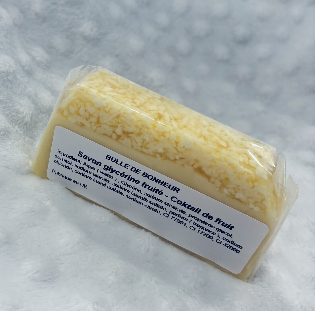 Savon artisanal (Parfum Cocktail de fruits)