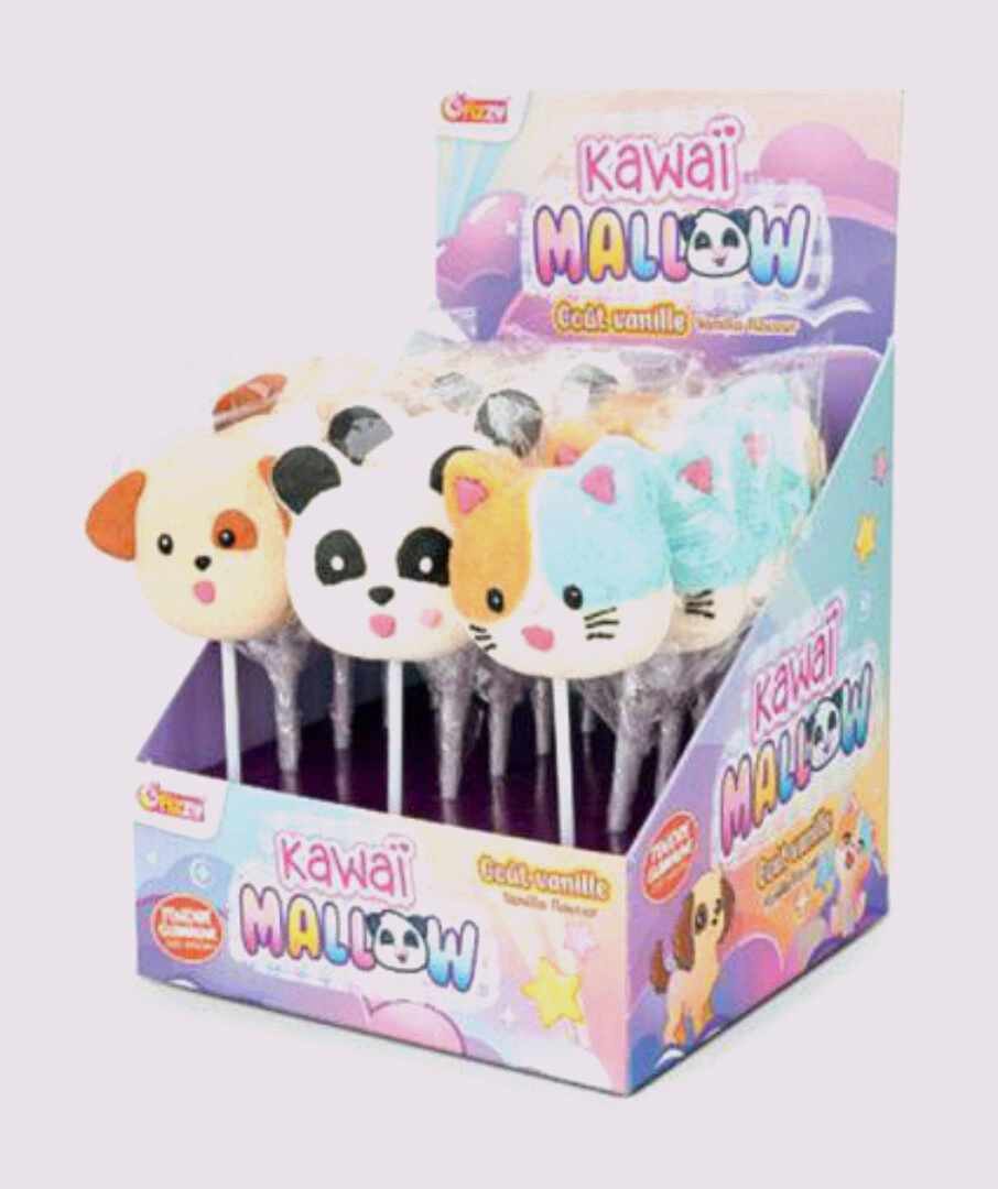 Sucettes guimauve Kawaii